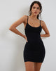 Imagen de Rineko Tie Strap Mini Dress in Black