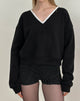 Imagen de Rodyn Jumper Negro con Picotado Blanco