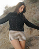 Imagen de Ronira Chaqueta Chambray Tachuelas en Negro