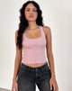 Imagen de Roxe Chaleco acanalado en rosa Lady