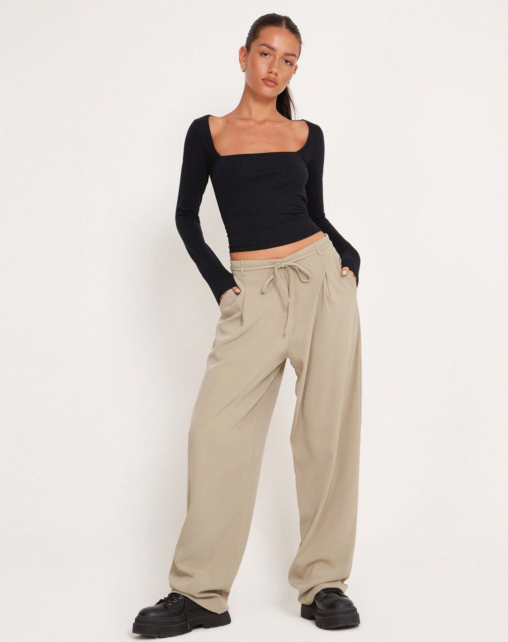 Pantalón Sabria de Tailoring Taupe