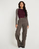 Imagen de Sachiel Top de manga larga en Oxblood Cloudburst Negro