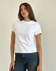 Imagen de Sakha Boxy Top en blanco liso