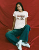 Imagen de Saki Tee in Ivory with Retro Cassette Motif