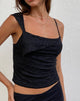 Imagen de Sambu Cami Top de Encaje en Negro