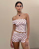 Imagen de Ciana Hot Pants en raya diagonal rosa