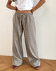 Imagen de Sasari Oversized Trouser in Check Grey