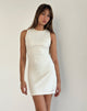 Imagen de Sechium Mini Vestido de Encaje Corazón Marfil