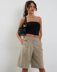 Imagen de Setya Long Line Tailored Shorts en Topo