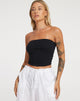 IMAGEN DE Shae Bandeau Top en negro