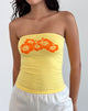 Imagen de Shaelo Bandeau Top en Naranja Limonada Hisbiscus