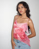 imagen de Shahira Top en Acuarela Floral Rosa