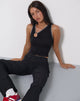 Imagen de Sharena O Ring Vest Top en Negro