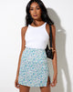Imagen de Sheny Minifalda Flower Power Azul