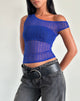 Imagen de Sohan Top en Sheer Texture Azul