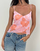 Imagen de Sorira Flare Top en Floral Rosa y Naranja