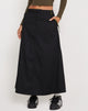 Imagen de Sorrel Falda Midi en Negro Verde Bosque