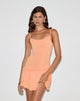Imagen del minivestido Suvi Cami en coral