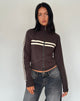 Imagen de Talisa Chaqueta deportiva con cremallera en marrón