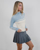 Imagen de la chaqueta Talya en panel azul con blanco