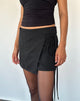 Imagen de Tanix Wrap Skirt in Tailoring Negro