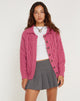 imagen de Triny Cardi en Cable Knit Pink