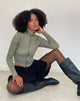 Imagen de Tuzifa Cropped Jumper en Oliva