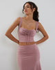 Imagen de Ulani Crop Top en rosa empolvado