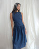 imagen de Uretta Maxi Dress in Denim Indigo