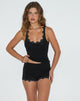 Imagen de Selya Daisy Applique Short en Negro
