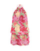 Imagen del minivestido Veloria en atrevido multicolor floral