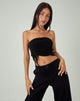 imagen de MOTEL X JACQUIE Verena Bandeau Top en Negro
