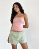 Imagen de Voir Short en popelín guinga amarillo y azul