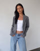 imagen de Walid Cropped Blazer en Tailoring Charcoal