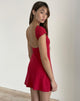 Imagen de Wangi Mini Vestido sin Espalda en Rojo Adrenalina
