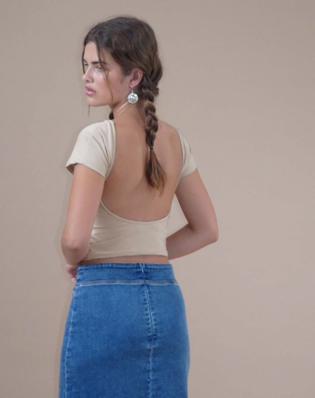 Xiwang Crop Top en Leche de Coco