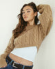 imagen de Yolanda Knit Jumper en Tan