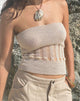 Imagen de Camille Tube Top de punto en Neutro