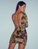 imagen de Onata Mini Dress in Butterfly Gold
