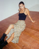 imagen de Rima Midi Skirt in Spring Ditsy Yellow