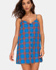 Imagen de Sanna Slip Dress in Blue and Red Check