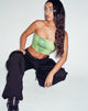 imagen de Bandira Bandeau Top en Lentejuelas Verde Solarizado