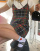 Imagen de Sanna Slip Dress in Plaid Red Green Yellow and Black