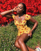 Imagen de Gaval Mini Dress in Falling Rose Yellow