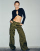 imagen de Zen Long Sleeve Cut Out Top en Negro