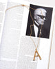 Imagen de Collar en Oro Letra A