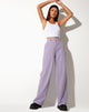 Image of Abba Pantalón recto de sastrería Morado