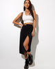 Imagen de la falda Alicia Midi en negro