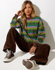 Imagen de Ammar Jumper in Fairisle Mix Marrón