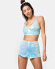 Imagen de Crystal Short en Fishcale Sequin Candy Unicorn